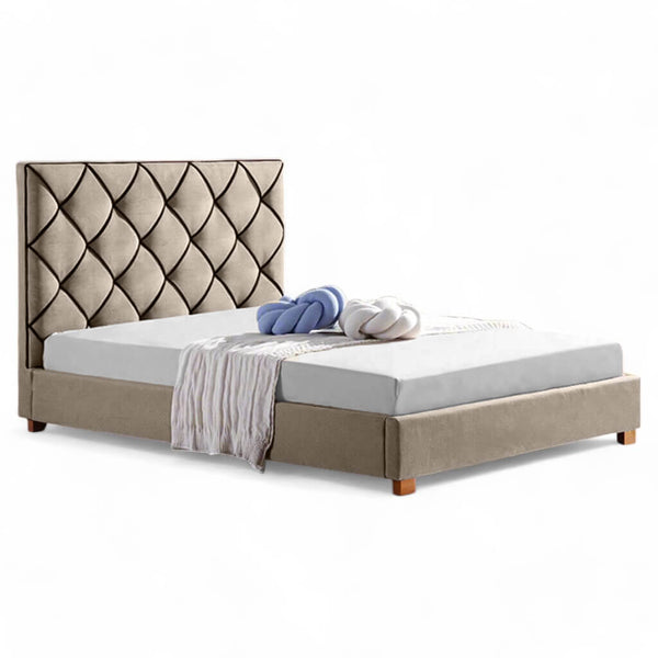 Ira upholstered double bed | LUX FURNITURE
