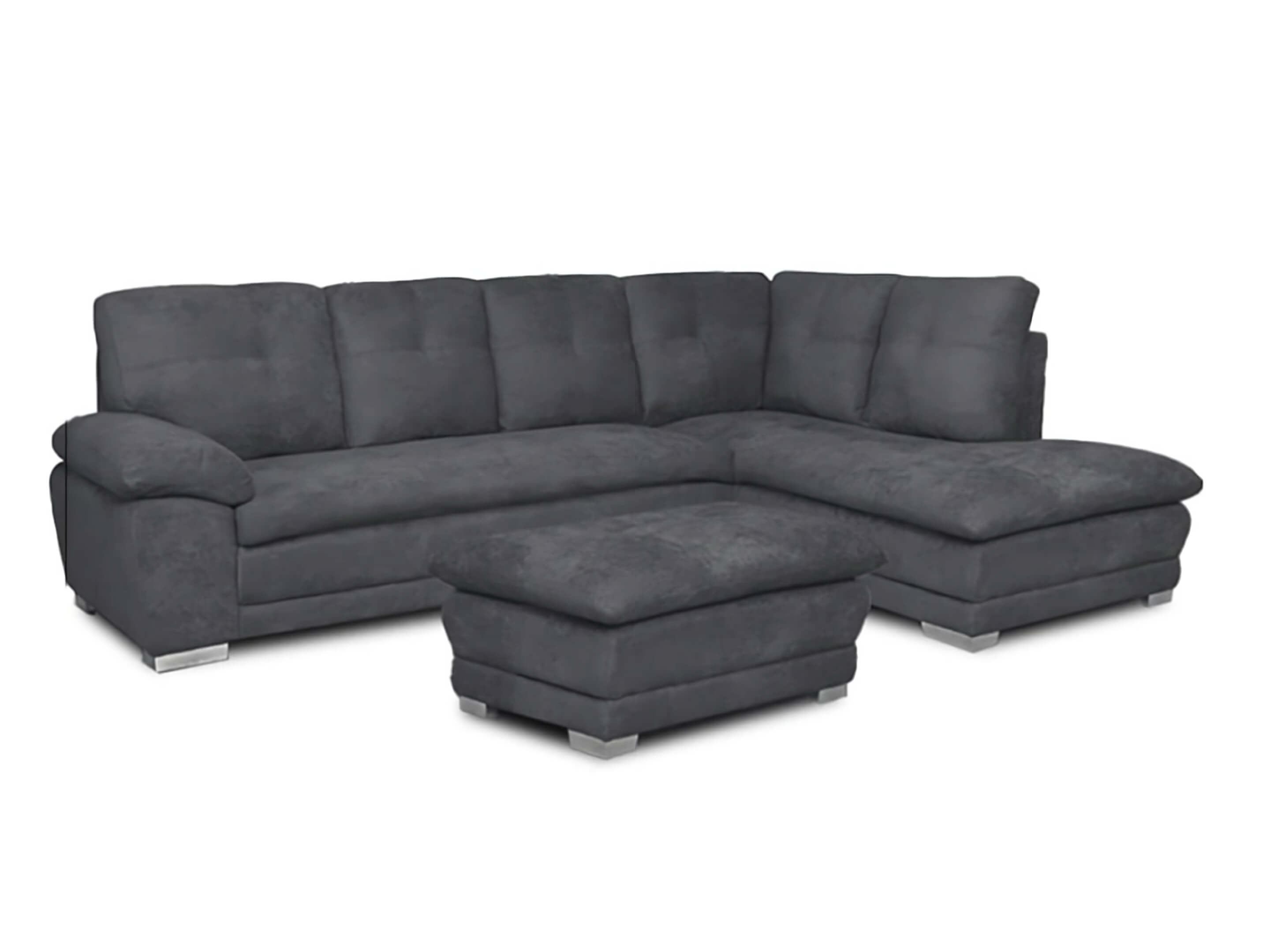 Corner sofa with ottoman Erica - Lux Furniture