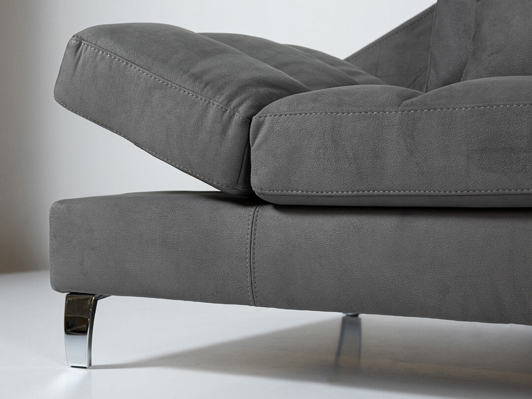estella sofa details - Lux Furniture / Grey