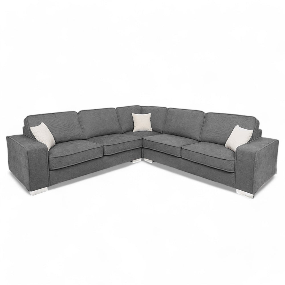 Современный угловой диван Фанди | Lux Furniture / Grey