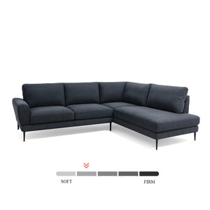 modern Faro corner sofa / Grey