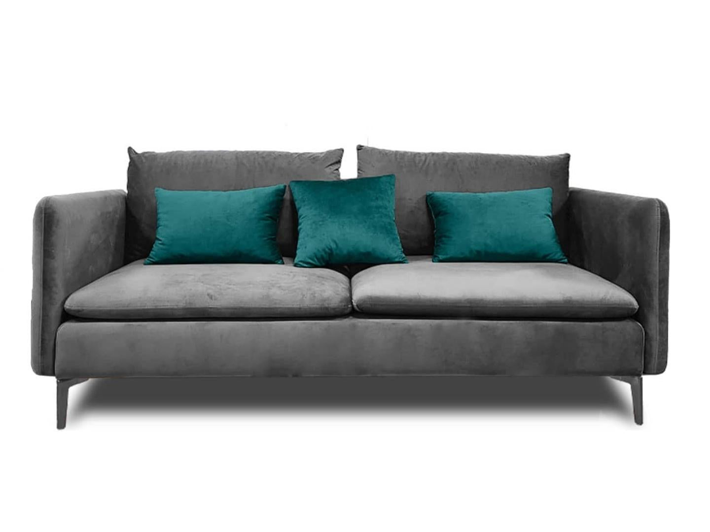 fox 3seater grey sofa - Lux Furniture