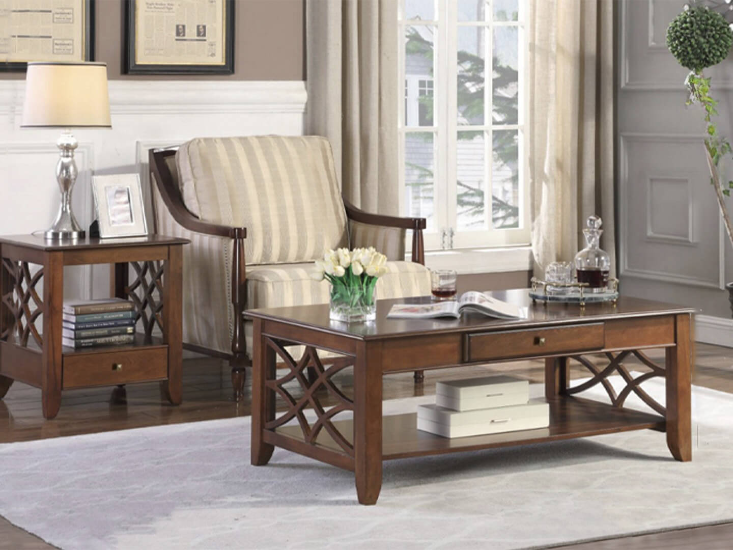 classic coffee table - Lux Furniture