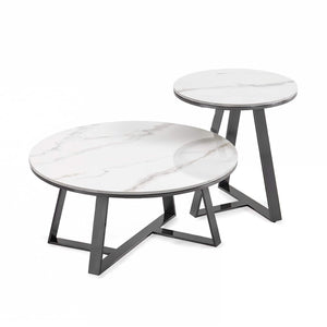 Круглые журнальные столики Итаки (чёрный) | Lux Furniture