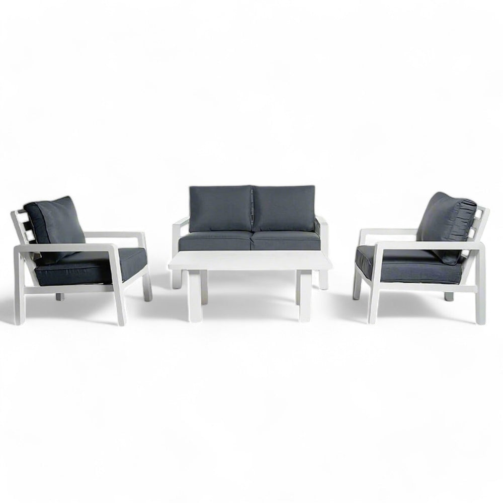 Σετ Εξωτερικού Χώρου Κρήτη Αλουμίνιο | Lux Furniture / White