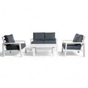 Σετ Εξωτερικού Χώρου Κρήτη Αλουμίνιο | Lux Furniture / White