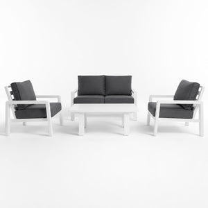 Σετ Εξωτερικού Χώρου Κρήτη Αλουμίνιο | Lux Furniture / White