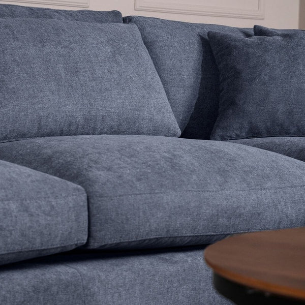blue corner sofa corner sofa lagun - Lux Furniture / Blue grey