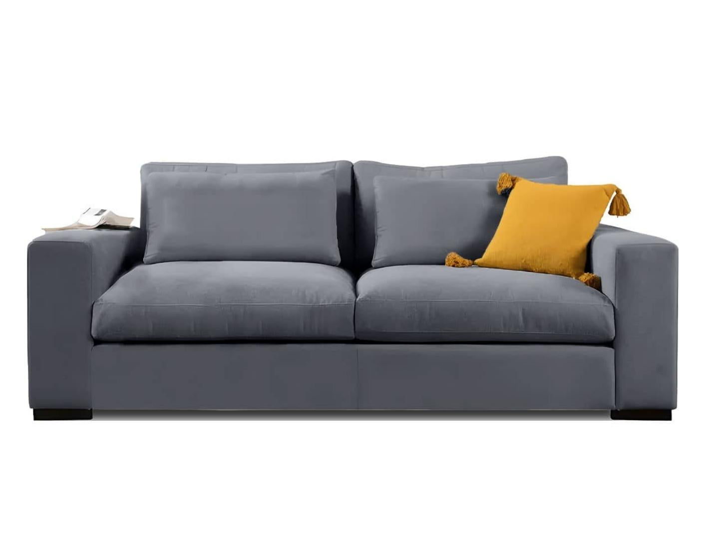 lagun sofa set 3 seater 2 seater blue grey - Lux Furniture