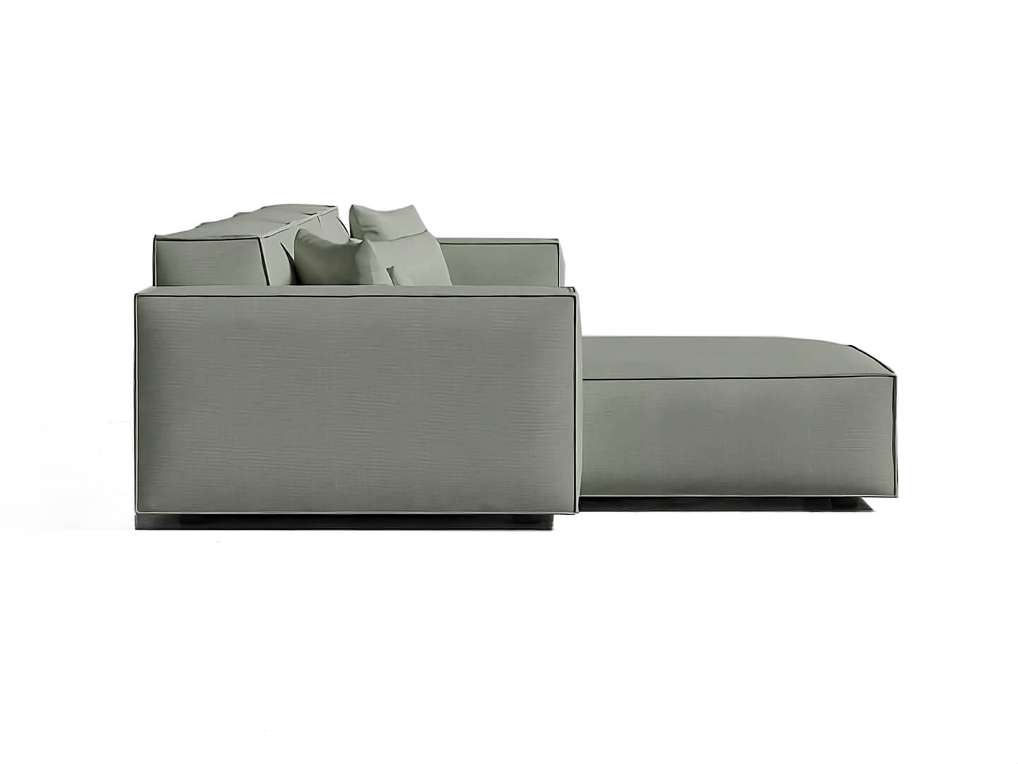 nur sofa sectional green- Lux Furniture