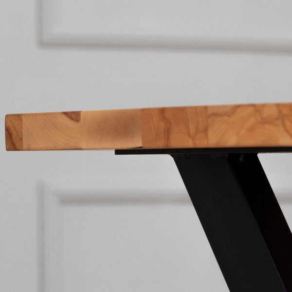 oak dining table-LUX FURNITURE
