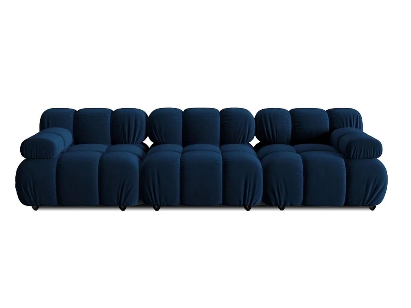 3 seater modern sofa blue - Lux Furniture