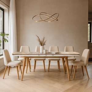 שולחן מטבח מעץ נפתח OPERA | Lux Furniture