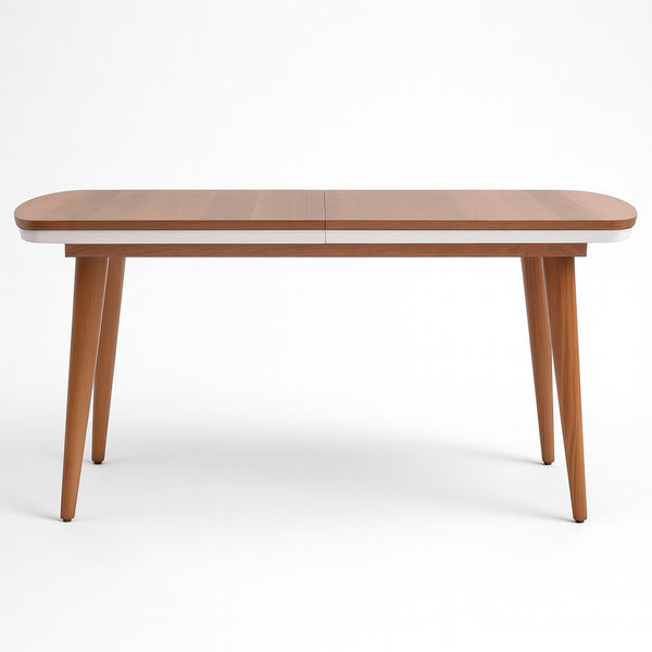 שולחן אוכל אופרה, עץ, אגוז, נפתח, עיצוב mid-century