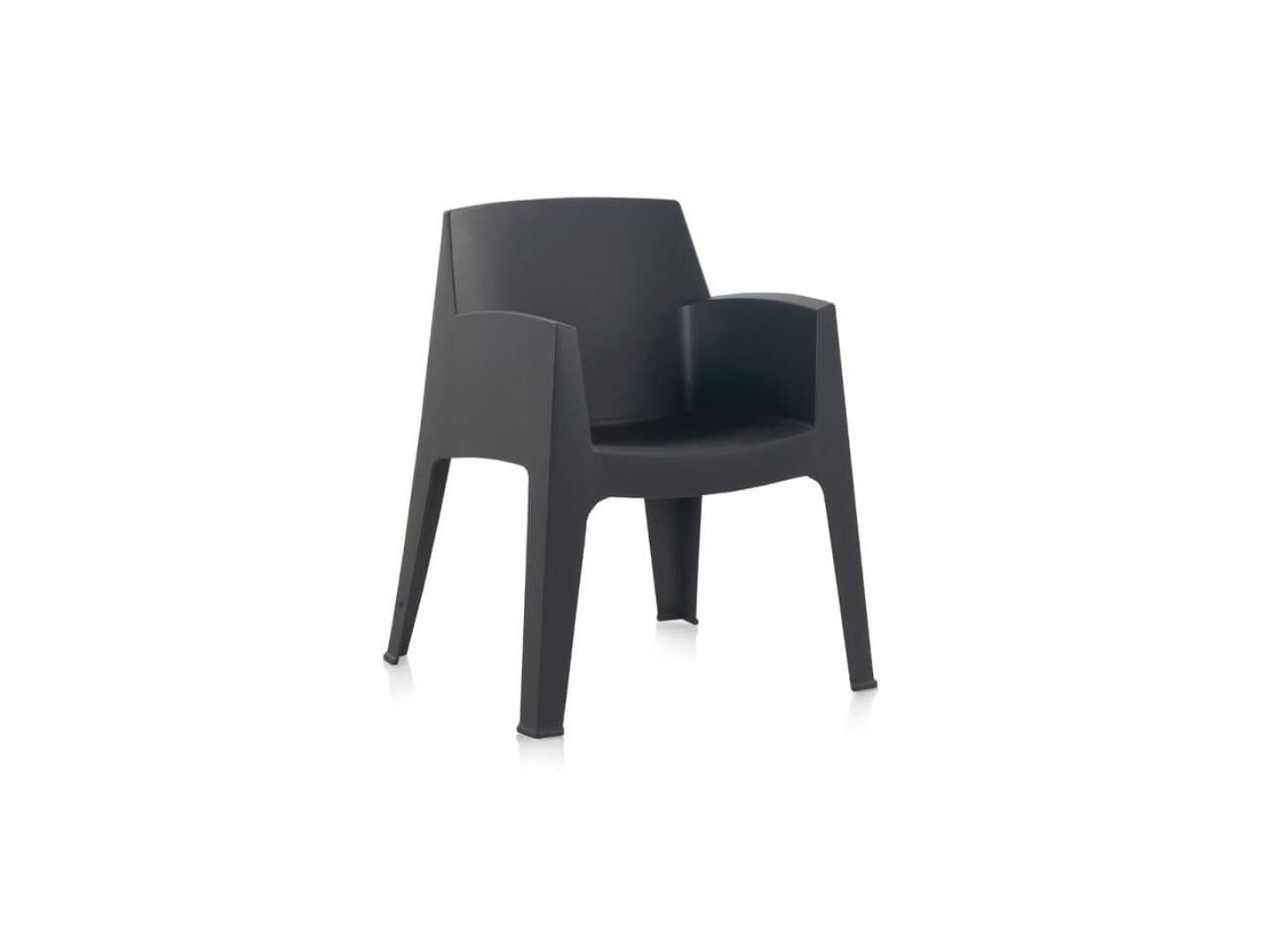 outdoor plastic black chair - Lux Furniture