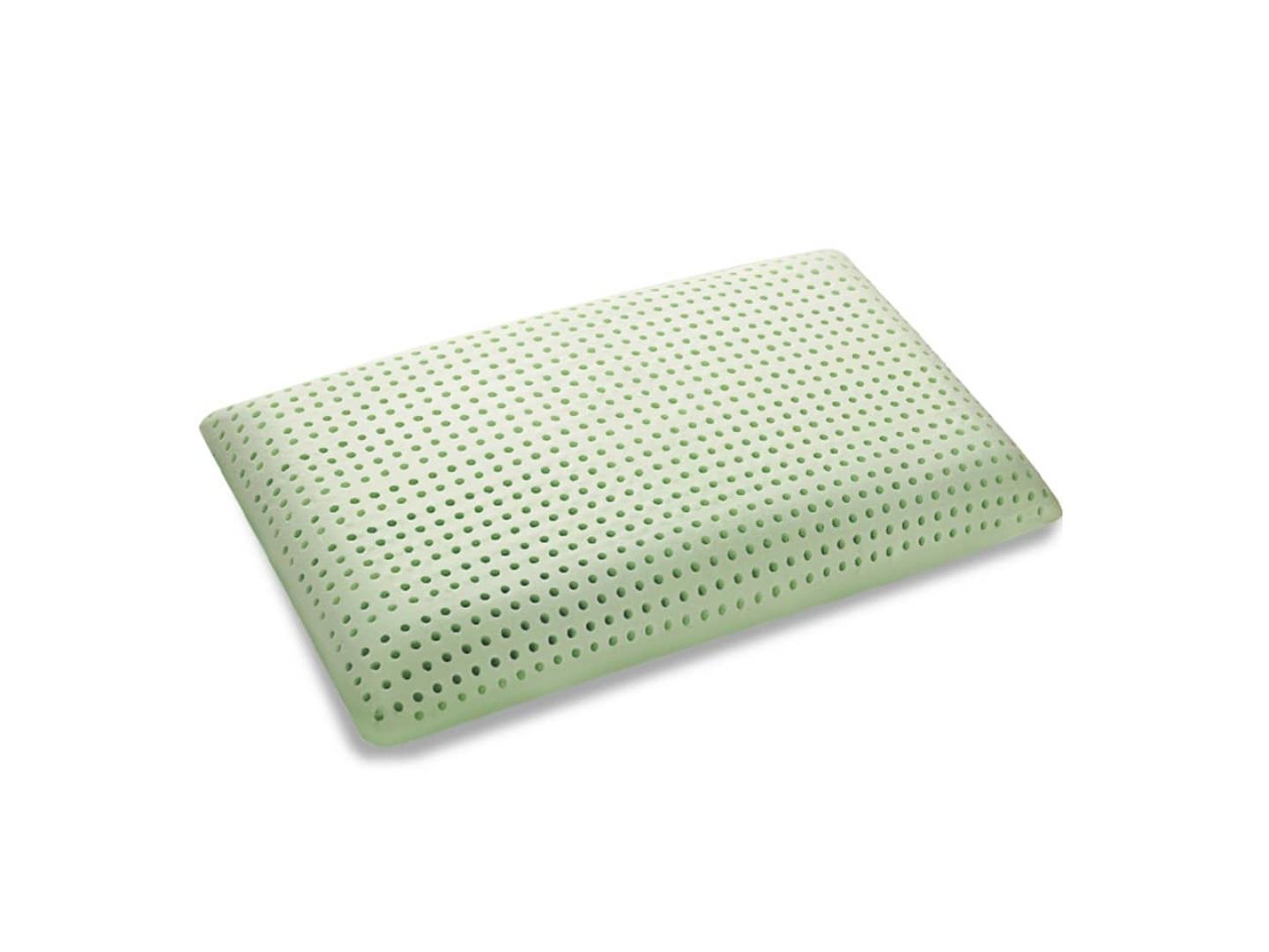 green bio botanical infused memory foam pillow - Lux Furniture