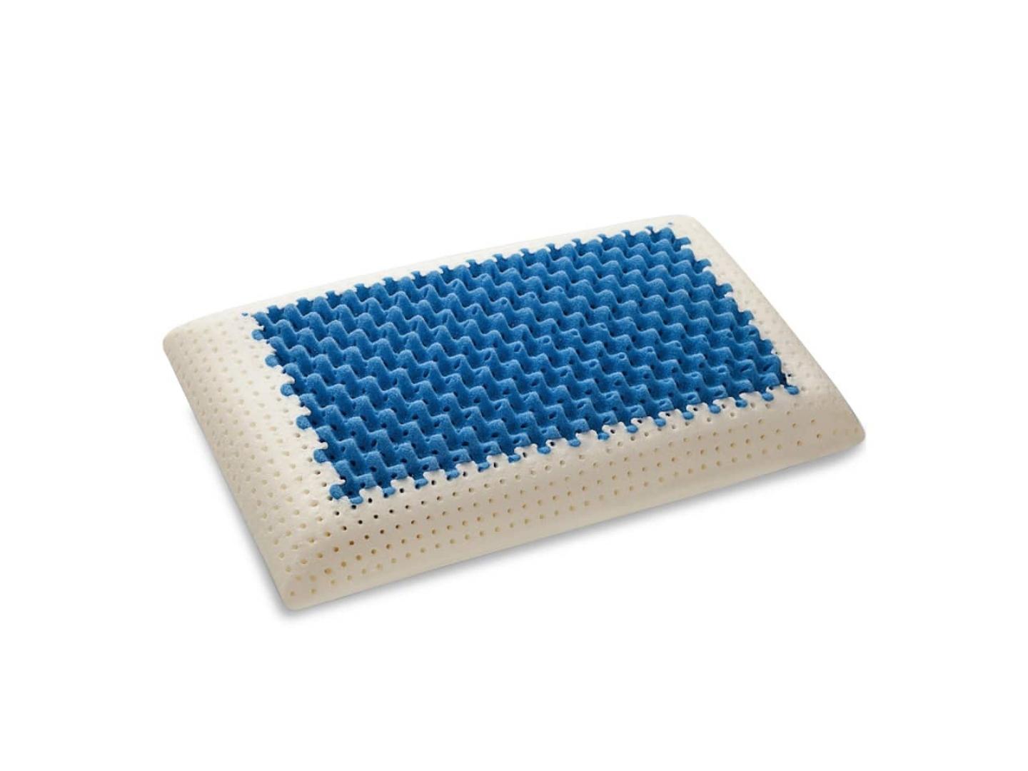 memory foam pillow thermal blue - Lux Furniture