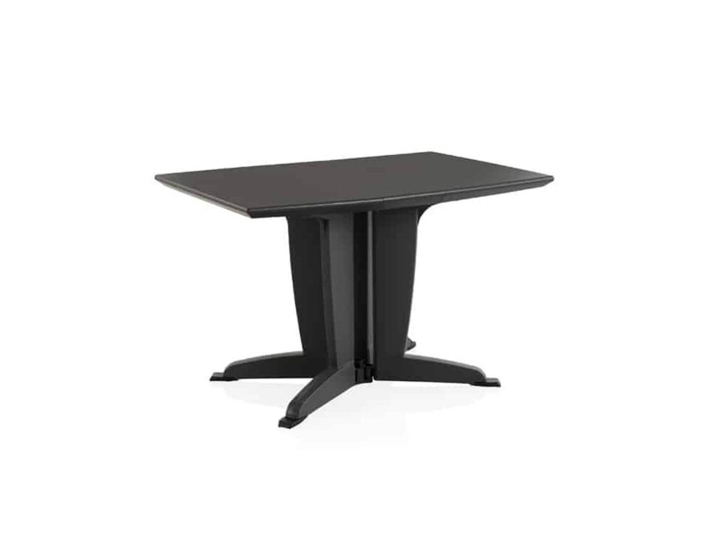 plastic outdoor foldable black table plia - Lux Furniture