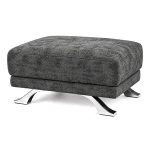 Μοντέρνο Πουφ Δανάη για Καναπέδες | Lux Furniture / Dark grey