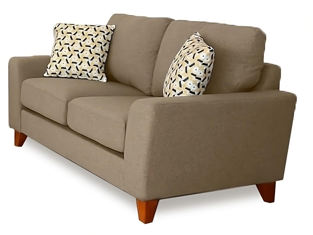 classic 2 seater sofa renata - Lux Furniture / Light brown