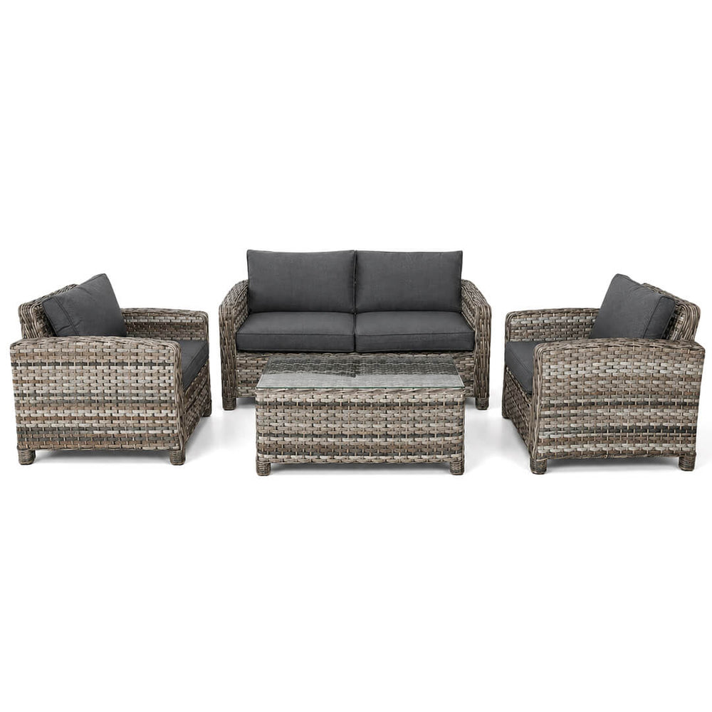 מערכת ישיבה לגן רודוס מ-PP ראטן | Lux Furniture