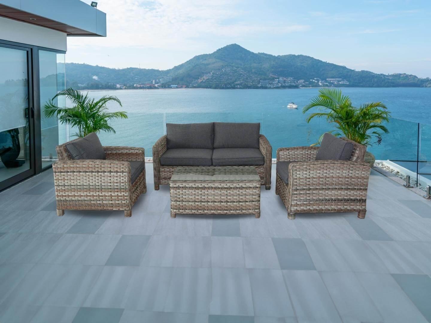 RODOS outdoor seating set - Lux Furniture