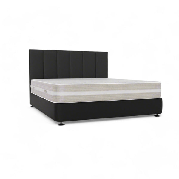 μοντέρνο επενδυμένο κρεβάτι Towers - Lux Furniture