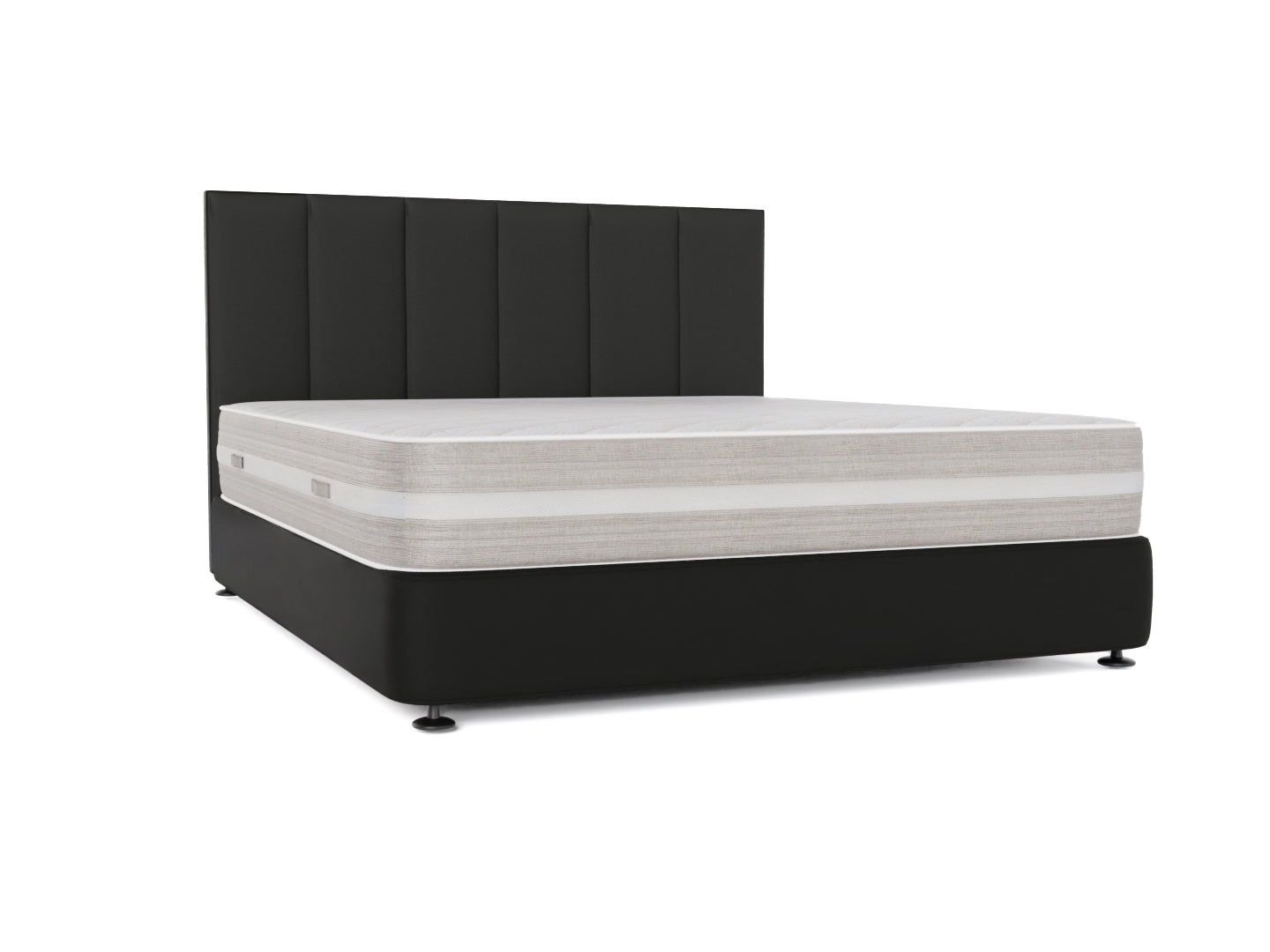 BED BASE SET WITH HEADBOARD towers - Lux Furniture