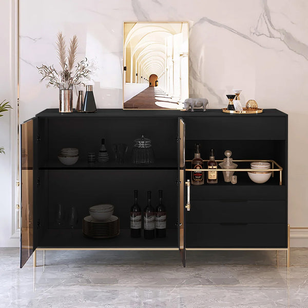 Modern sideboard with drawers and shelves