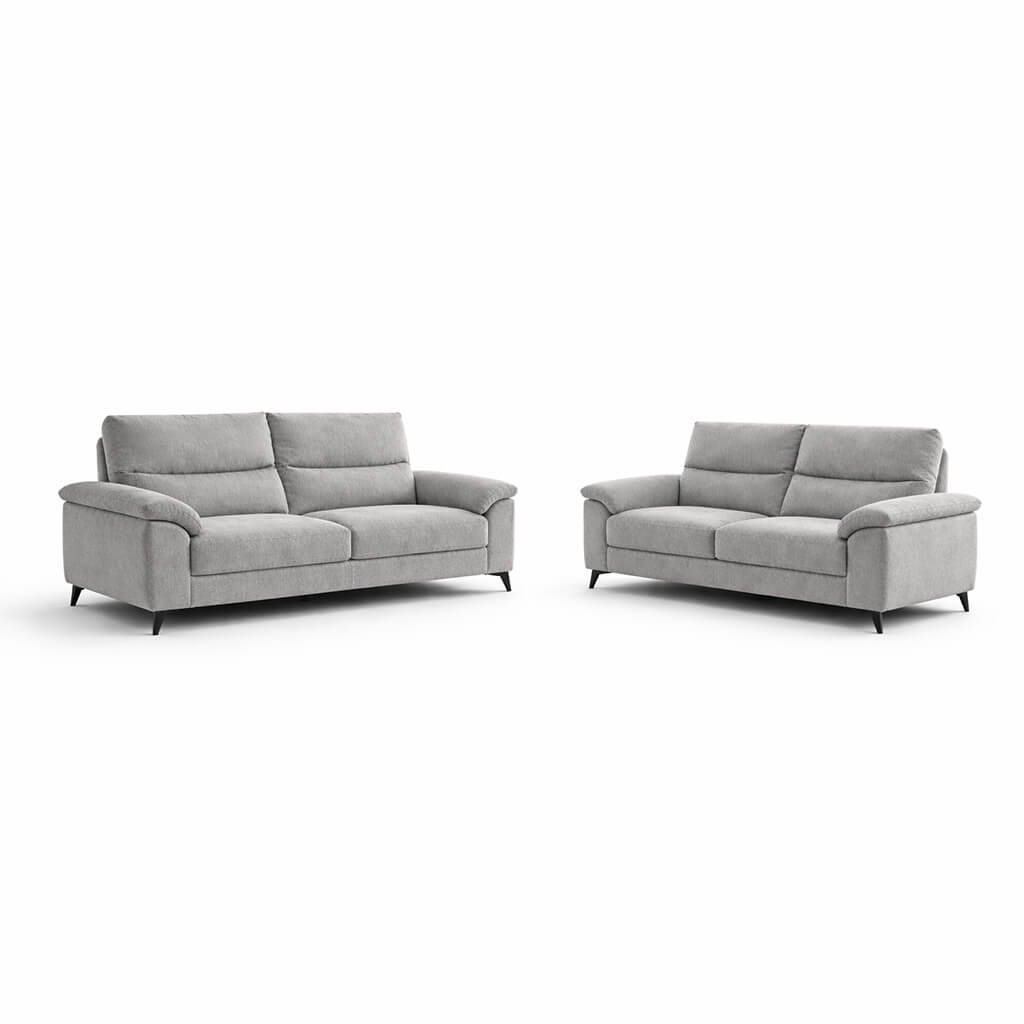 set kanapedes evora – yfasmatino – anoixto gkri – 3thesios 2thesios – monterno style / Light Grey