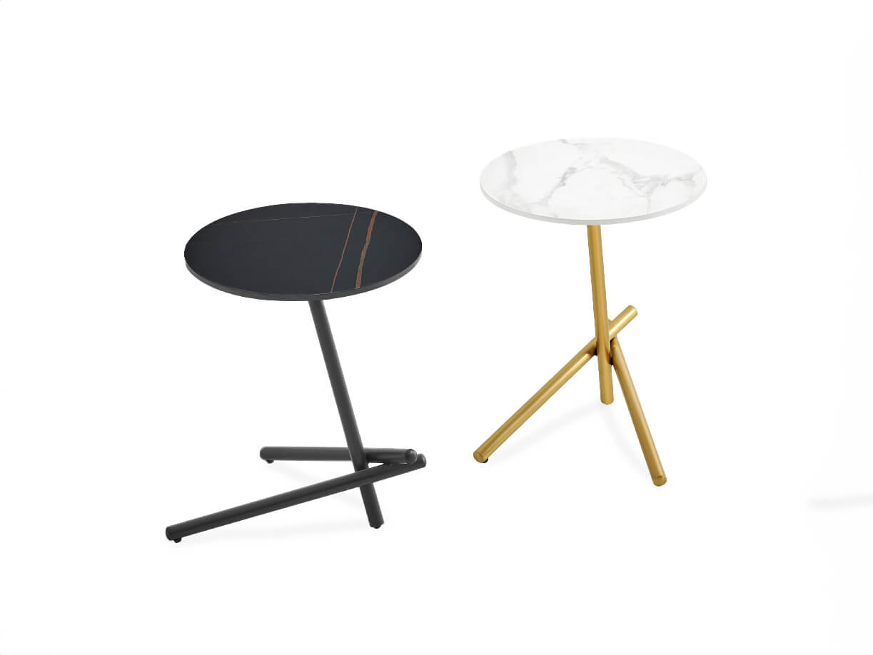 round side tables with stand - Lux Furniture