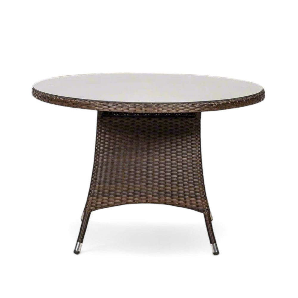 שולחן גן עגול מראטאן סקיאתוס | Lux Furniture
