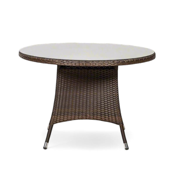 שולחן גן עגול מראטאן סקיאתוס | Lux Furniture