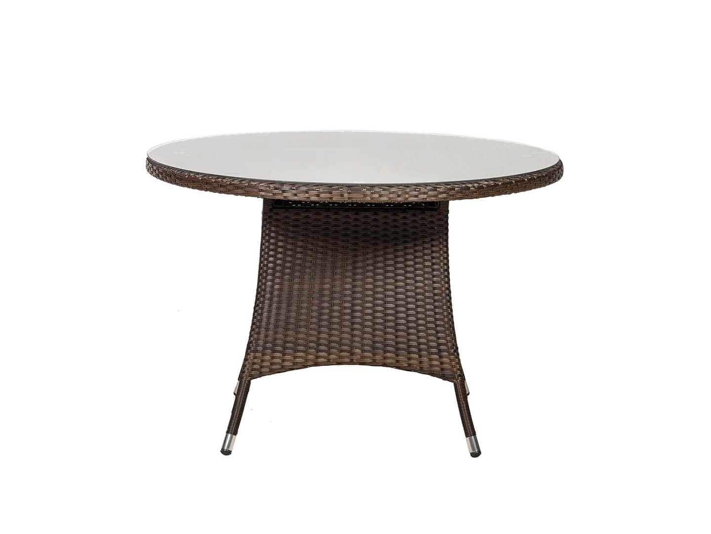 outdoor rattan dining table round - Lux Furniture