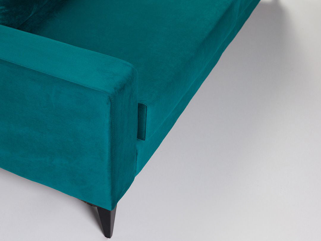 star loveseat two seater sofa/ Turquoise