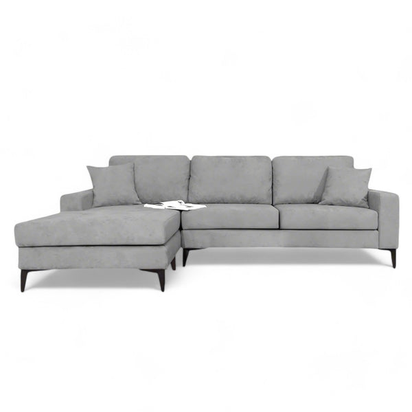 Современный угловой диван STAR | Lux Furniture / Light grey