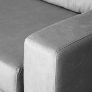 Διθέσιος καναπές Σταρ, Ανοιχτό γκρι / Light Grey