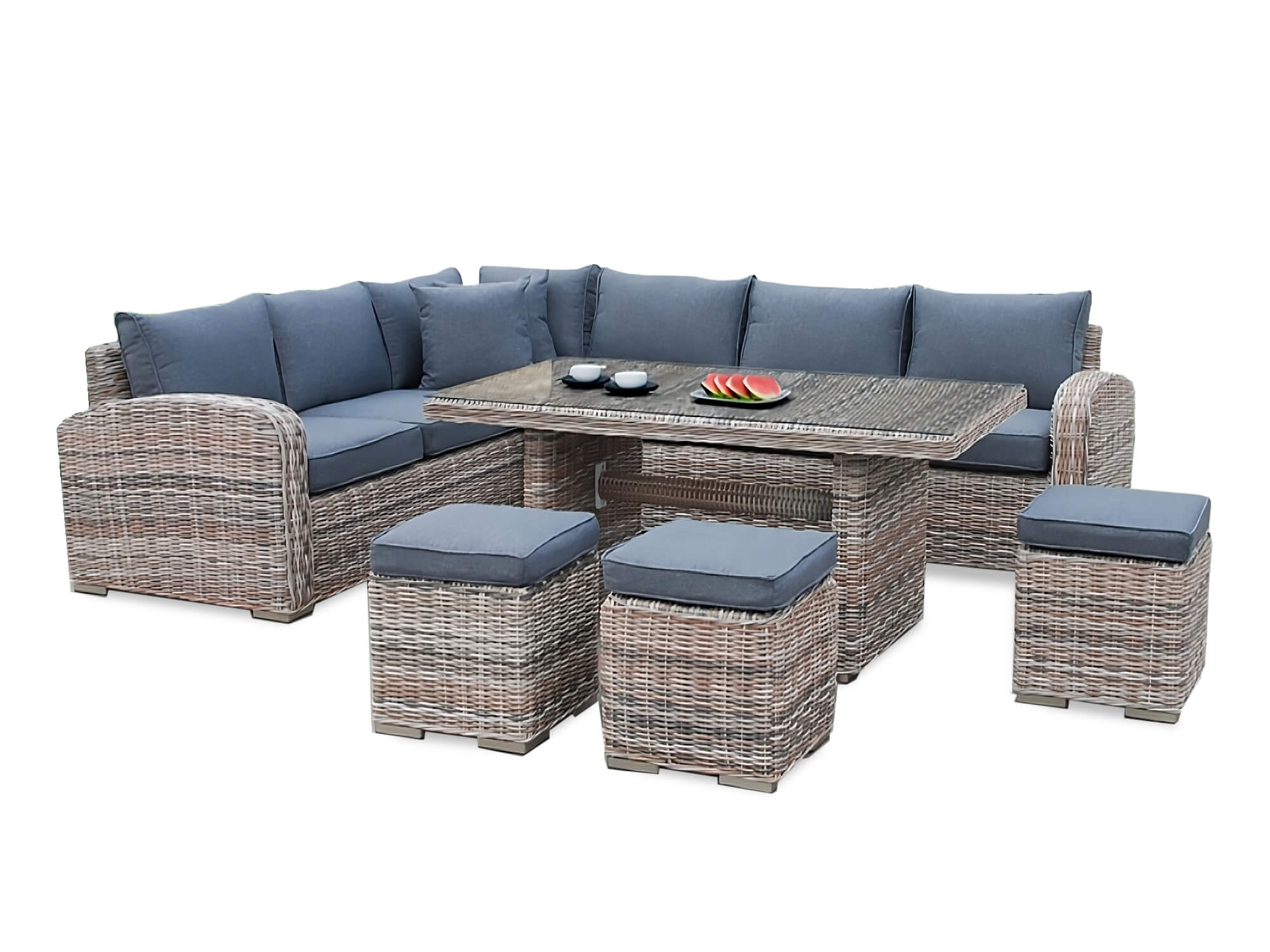 Tilos outdoor dining sitting set - Lux Furniture
