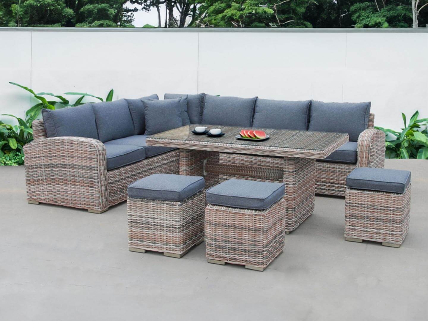 outdoor dining seating set tilos - Lux Furniture