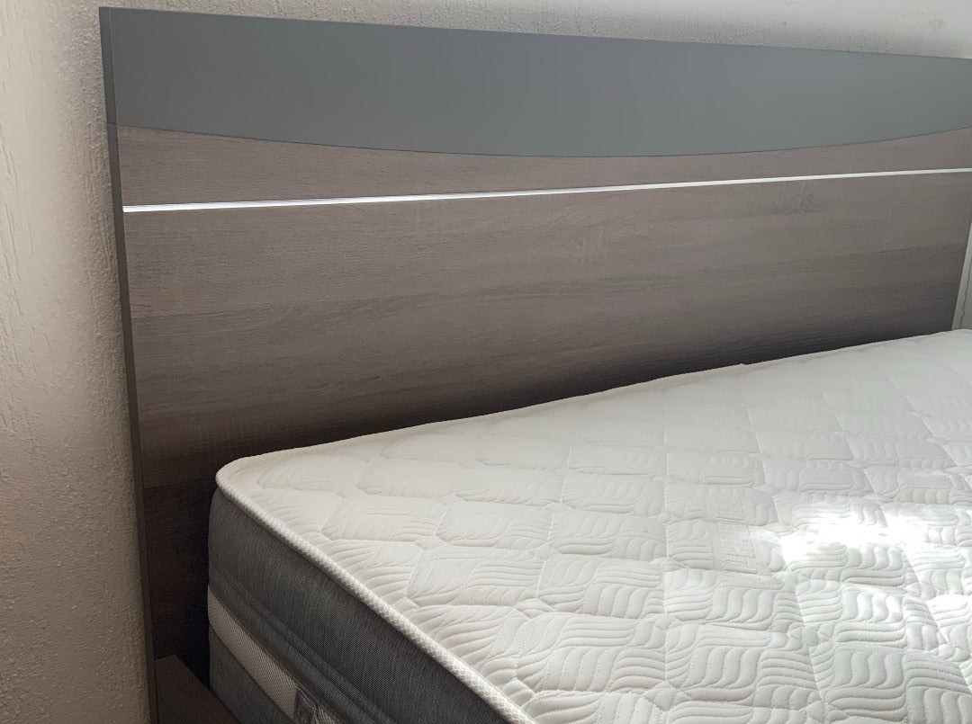 eirini wooden bed - Lux Furniture